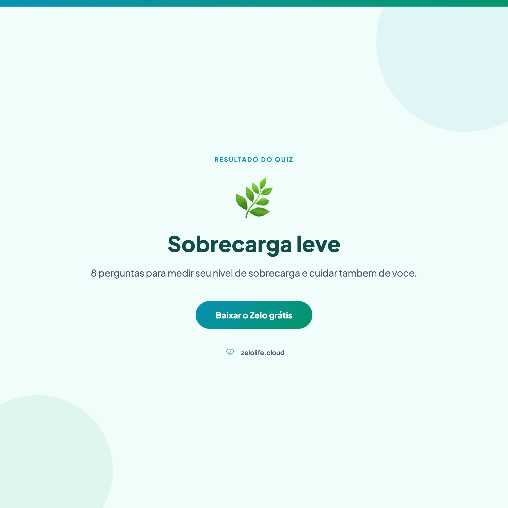 Teste de sobrecarga do cuidador