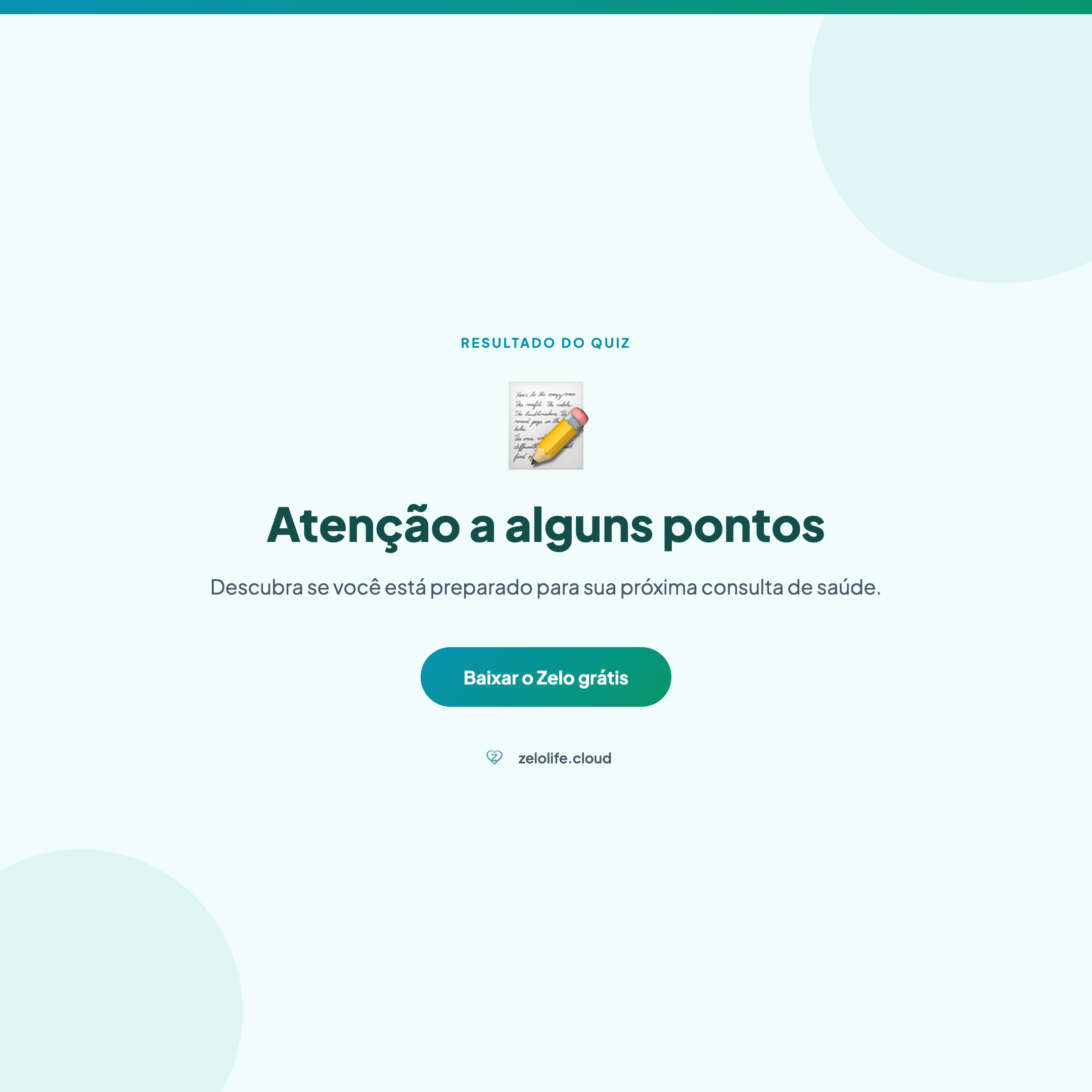 Você está levando a lista completa para o médico/nutricionista?